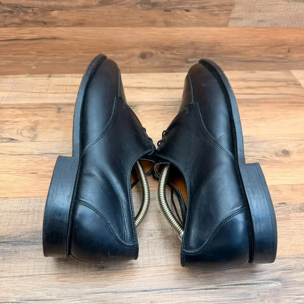 Allen Edmonds Burton Mens size 10.5 Black Derby oxfords shoes